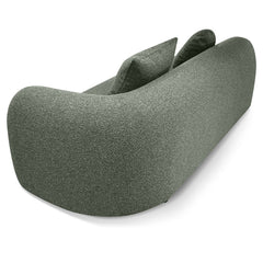 CLC10388-AE 3 Seater Left Chaise Sofa - Amazon Green