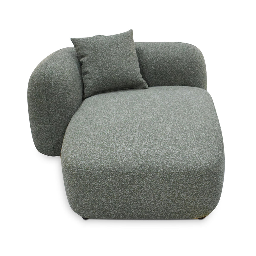 3 Seater Left Chaise Sofa - Amazon Green - View 5