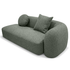 CLC10388-AE 3 Seater Left Chaise Sofa - Amazon Green