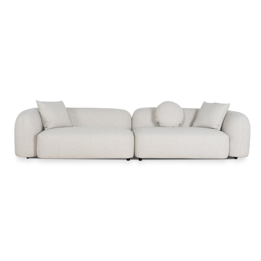 4 Seater Sofa - Oatmeal Beige - View 2