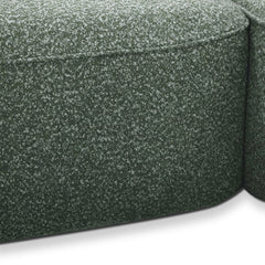 CLC10393-AE 3 Seater Right Chaise Sofa - Amazon Green