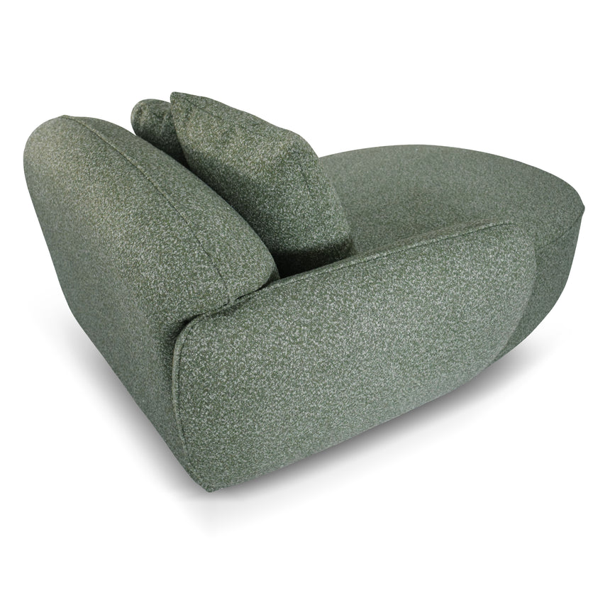 3 Seater Left Chaise Sofa - Amazon Green - View 12