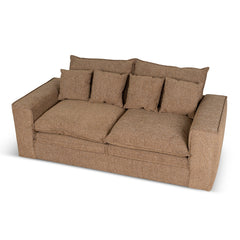 2 Seater Fabric Sofa | Almond Brown | Myka Home