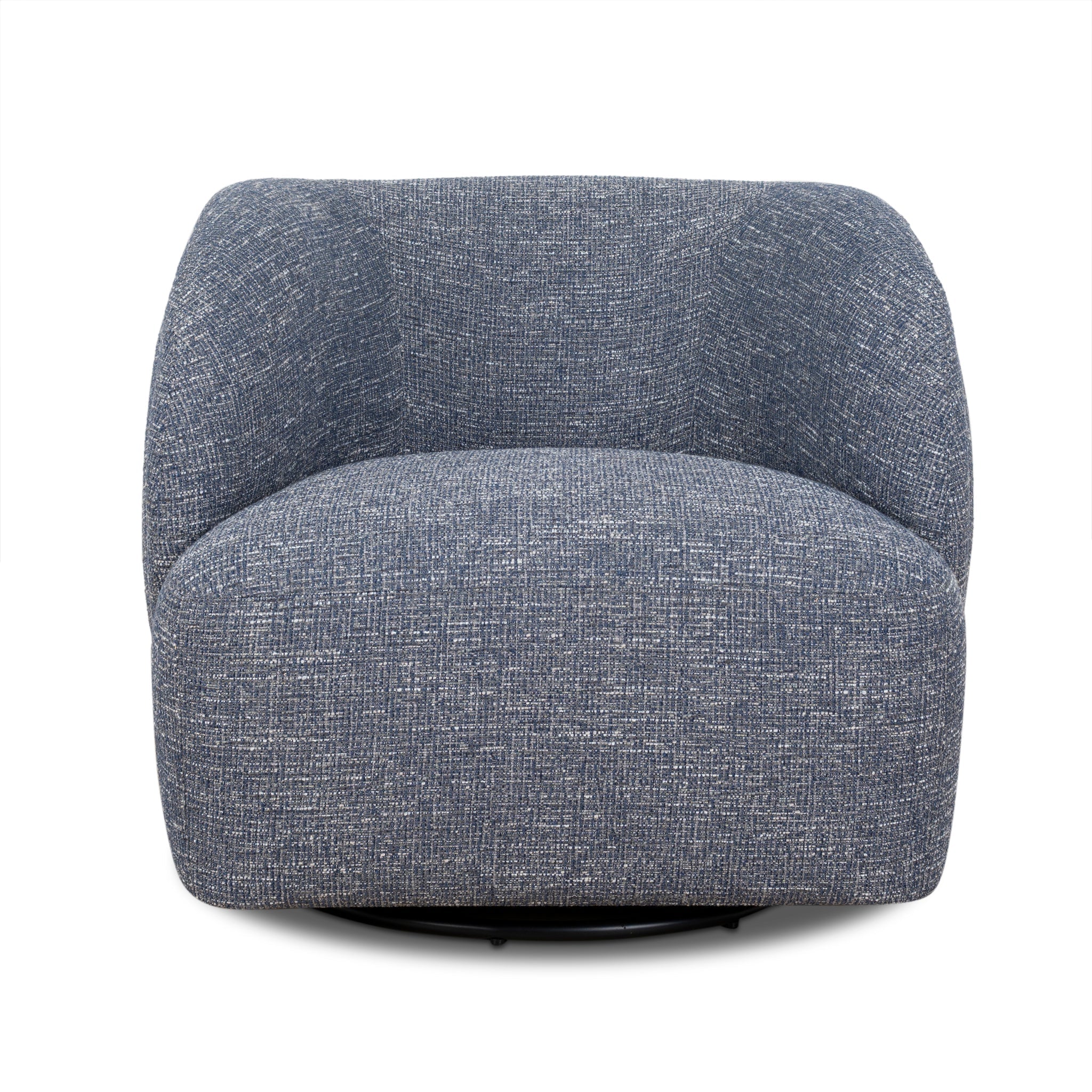 Swivel Armchair | Prussian Blue | Myka Home - View 2