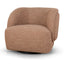 Swivel Armchair | Russet Brown | Myka Home