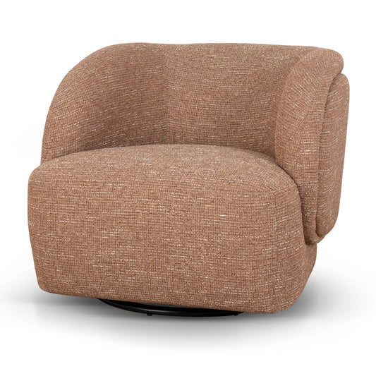 Swivel Armchair | Russet Brown | Myka Home