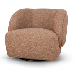 Swivel Armchair | Russet Brown | Myka Home