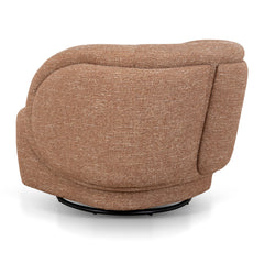 Swivel Armchair | Russet Brown | Myka Home
