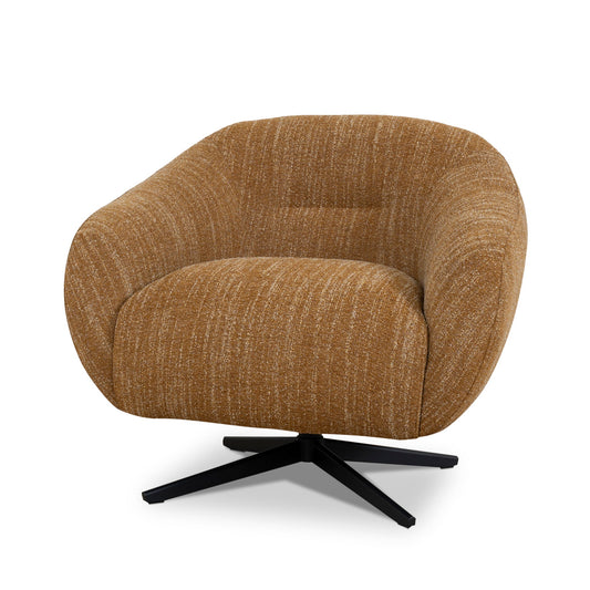 Swivel Armchair | Ginger Brown | Myka Home