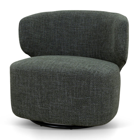Swivel Armchair | Moss Green | Myka Home