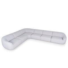 Extended Corner Fabric Sofa | Taupe Beige | Myka Home