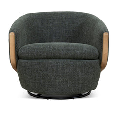 Swivel Armchair | Moss Green | Myka Home