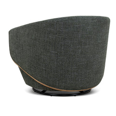 Swivel Armchair | Moss Green | Myka Home