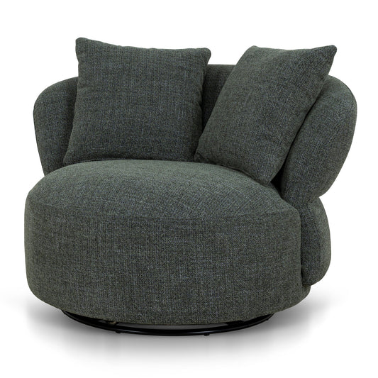 Swivel Lounge Chair | Moss Green | Myka Home