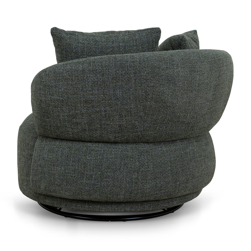 Swivel Lounge Chair | Moss Green | Myka Home - View 5