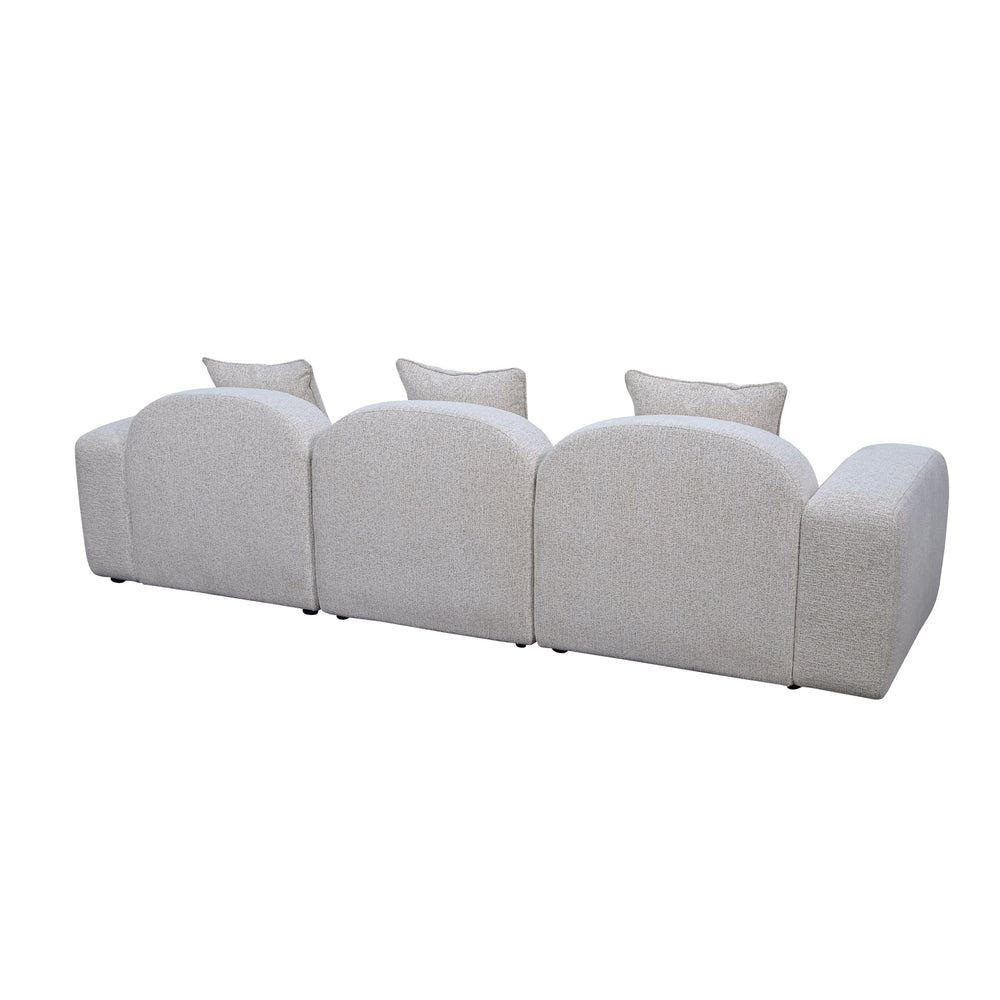 4 Seater Sofa | Almond Beige | Myka Home - View 4
