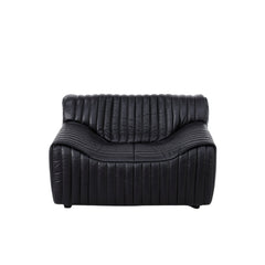 Armchair | Black Leather | Myka Home