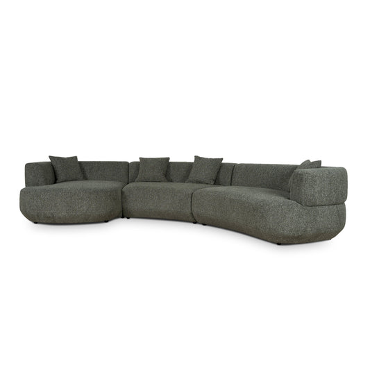 Modular Left Chaise Sofa | Canopy Green | Myka Home