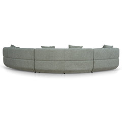 Modular Left Chaise Sofa | Coral Light Green | Myka Home