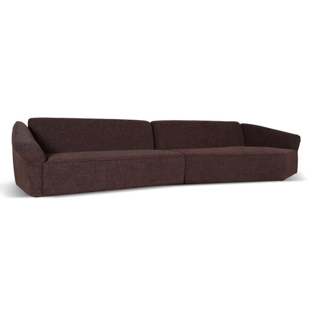 Left Open Sofa | Moss Brown | Myka Home - View 3