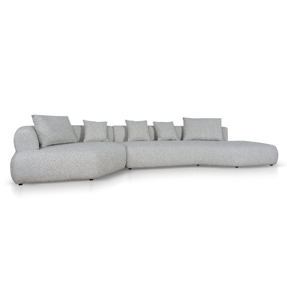Right Chaise Corner Sofa | Noah Silver Lining | Myka Home