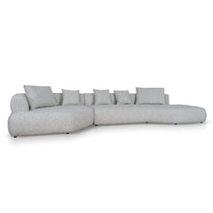Right Chaise Corner Sofa | Noah Silver Lining | Myka Home