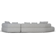 Left Chaise Corner Sofa | Noah Silver Lining | Myka Home