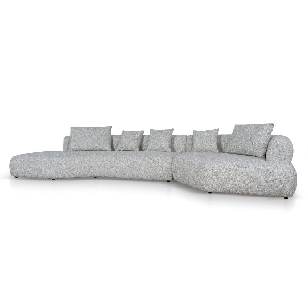 Left Chaise Corner Sofa | Noah Silver Lining | Myka Home
