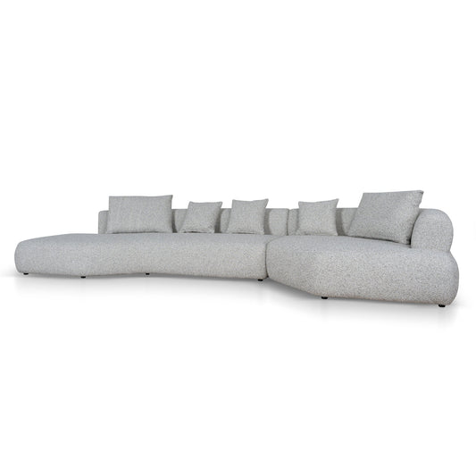 Left Chaise Corner Sofa | Noah Silver Lining | Myka Home