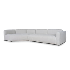 Right Arm Corner Sofa | Textured Beige | Myka Home