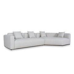 Left Arm Corner Sofa | Textured Beige | Myka Home