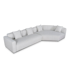 Left Arm Corner Sofa | Textured Beige | Myka Home