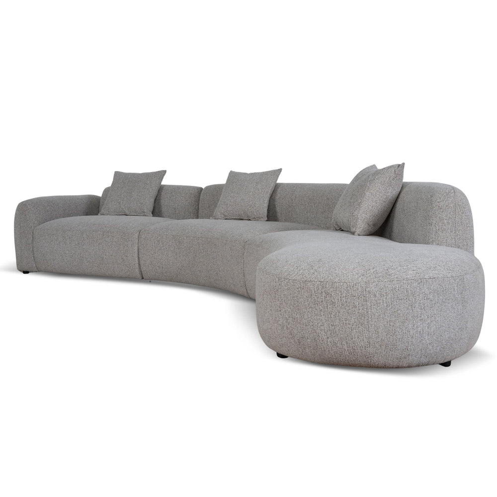 Right Chaise Modular Sofa | Mushroom Beige | Myka Home - View 4