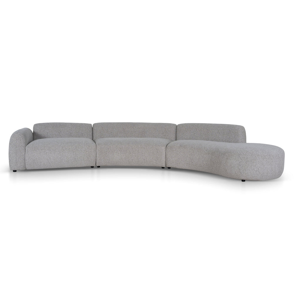 Right Chaise Modular Sofa | Mushroom Beige | Myka Home - View 3