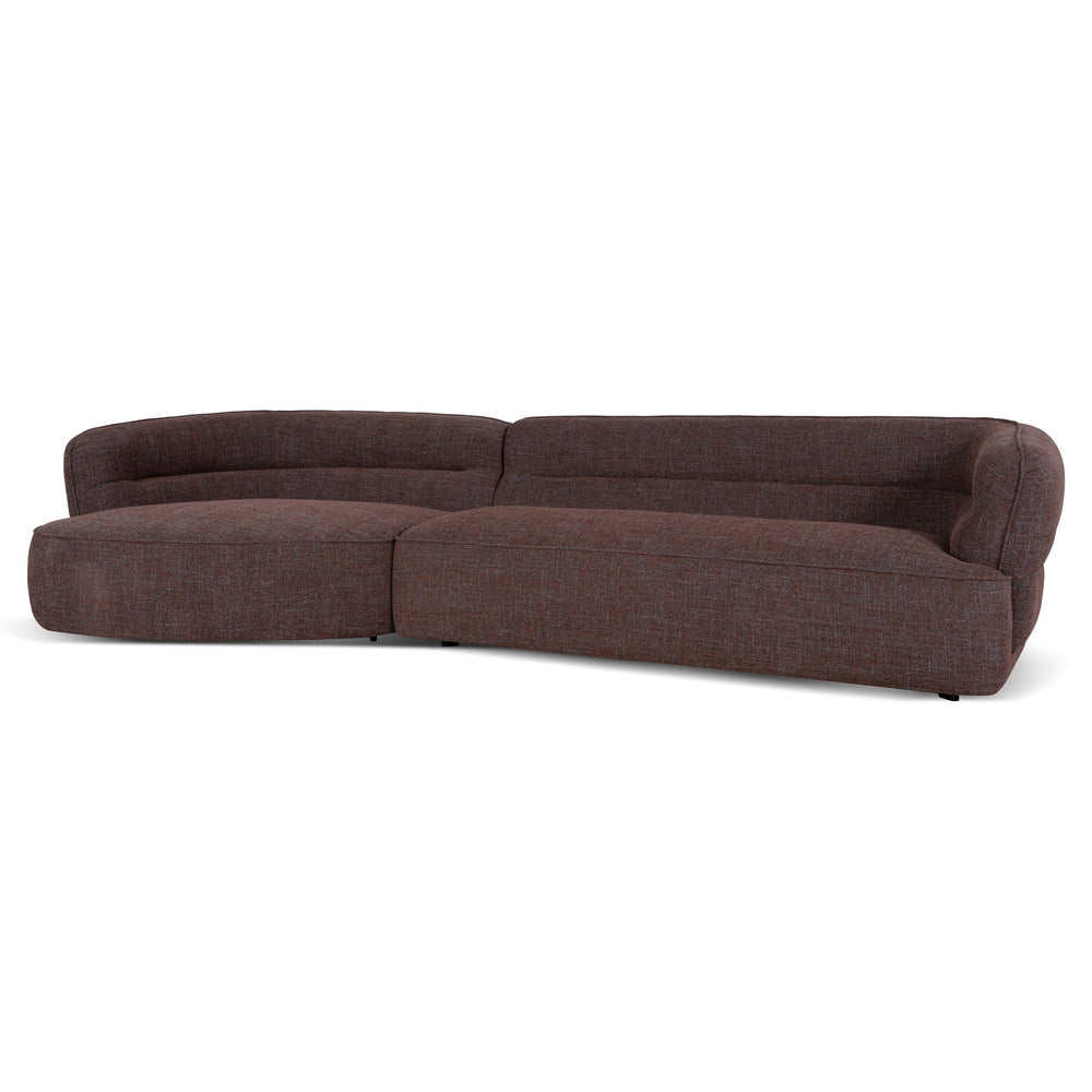 Left Chaise Sofa | Moss Brown | Myka Home - View 3