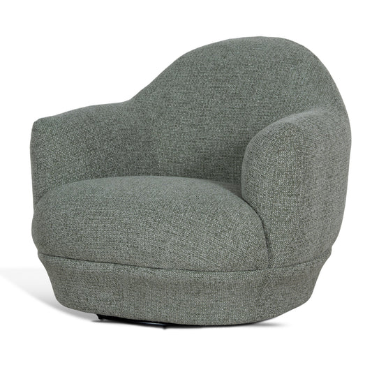 Swivel Armchair | Coral Light Green | Myka Home