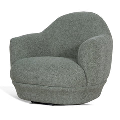 Swivel Armchair | Coral Light Green | Myka Home