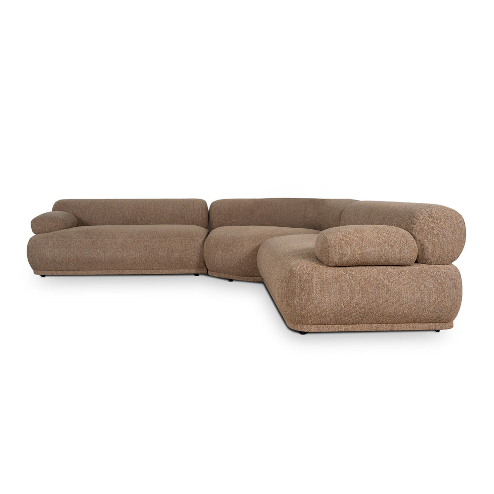 Modular Corner Sofa | Almond Brown | Myka Home