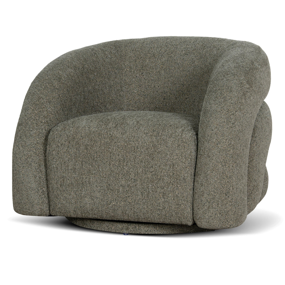 Swivel Armchair | Sea Green | Myka Home