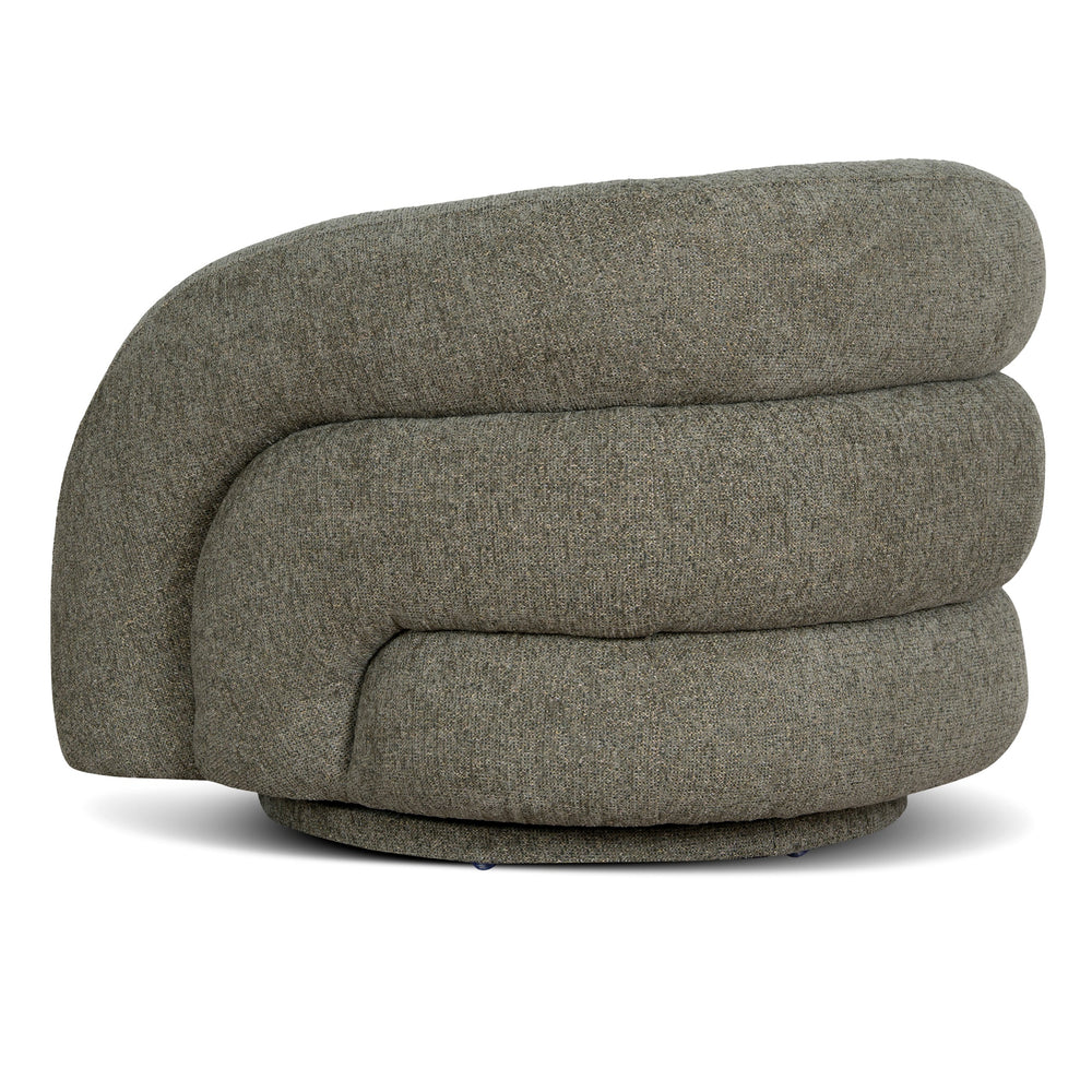 Swivel Armchair | Sea Green | Myka Home - View 4
