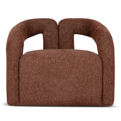 Fabric Armchair | Warm Brown | Myka Home