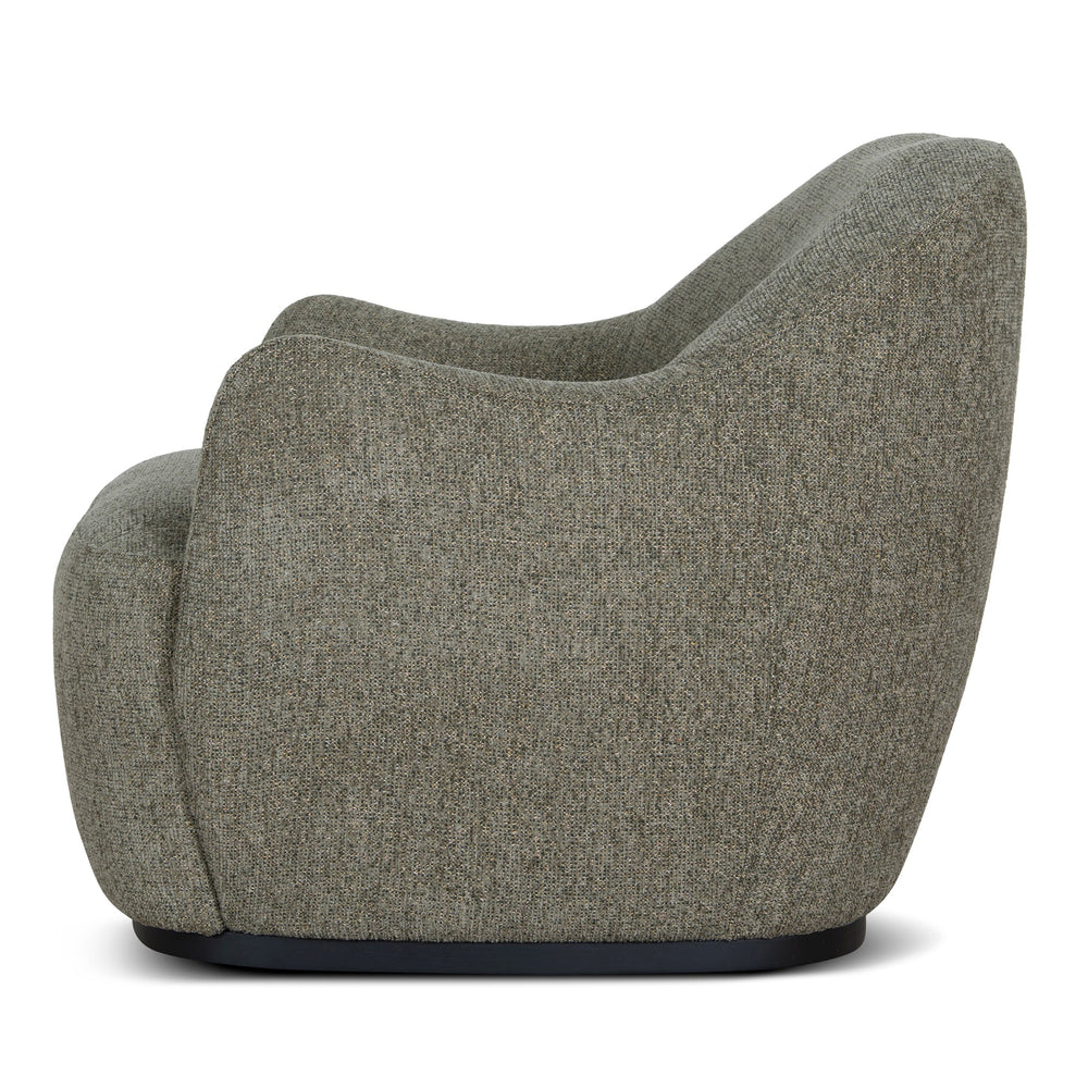 Fabric Armchair | Sea Green | Myka Home - View 3