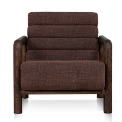 Fabric Lounge Chair | Moss Brown | Myka Home