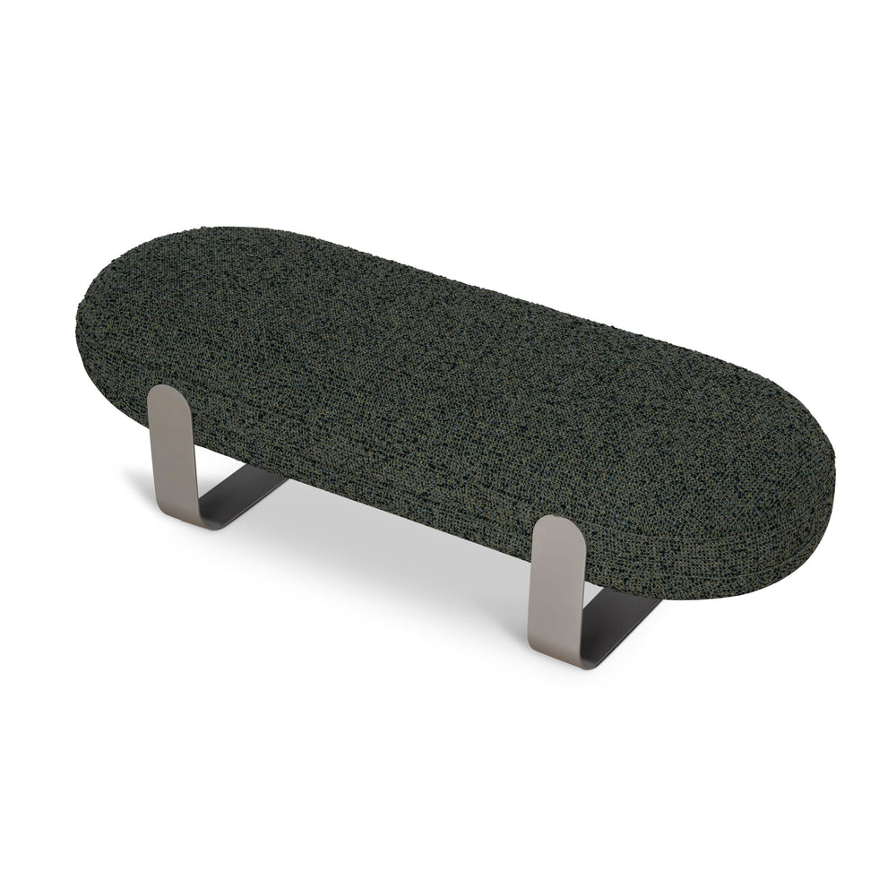 150cm Long Bench Seat | Duffle Green | Myka Home - View 4