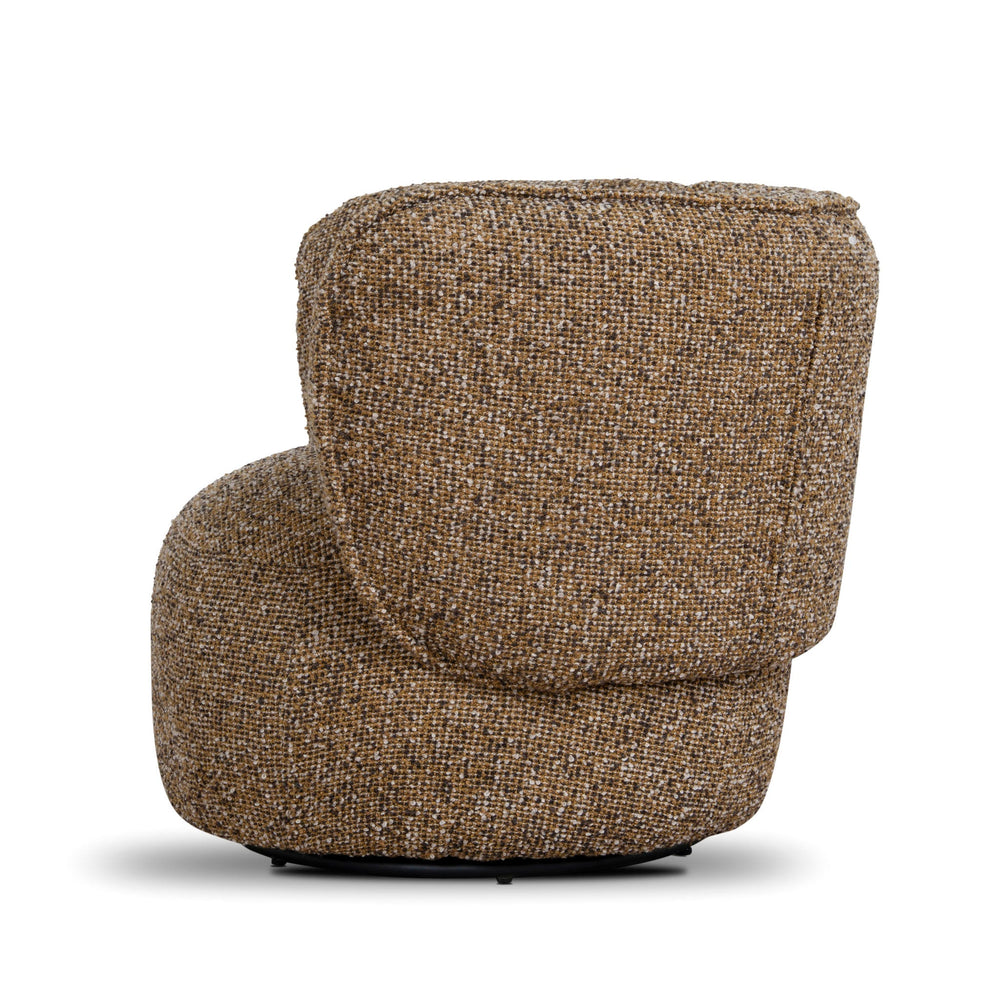 Swivel Armchair | Golden Mustard | Myka Home - View 3