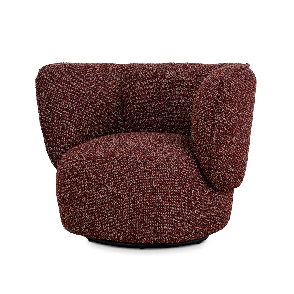 Swivel Armchair | Autumn Red | Myka Home