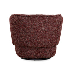 Swivel Armchair | Autumn Red | Myka Home