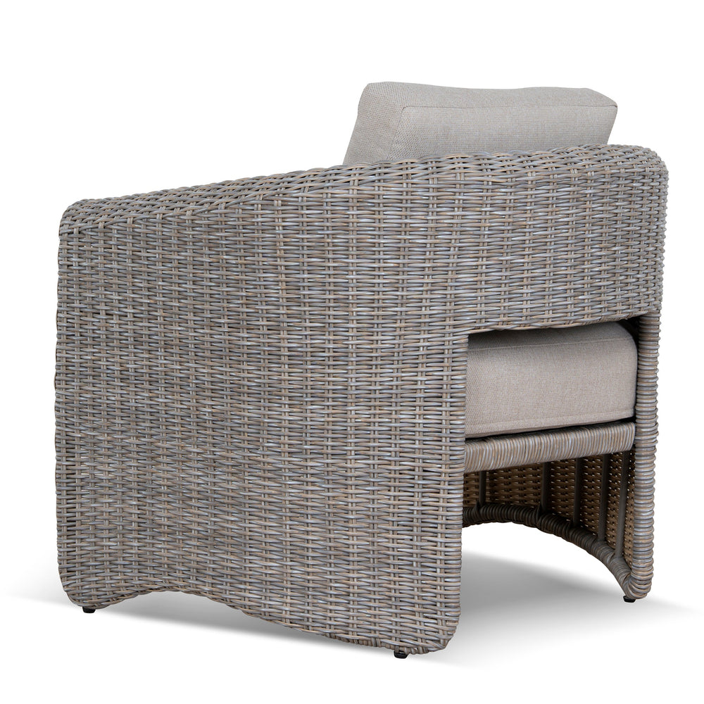 Outdoor Armchair | Light Brown | Myka Home - View 4