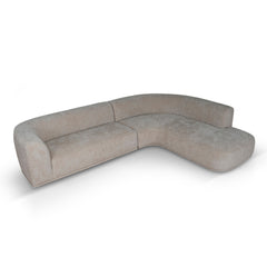 4 Seater Right Chaise Sofa | Lila Beige | Myka Home