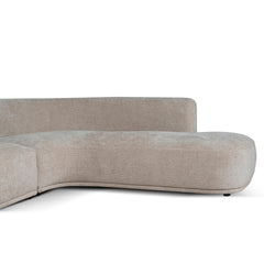 4 Seater Right Chaise Sofa | Lila Beige | Myka Home